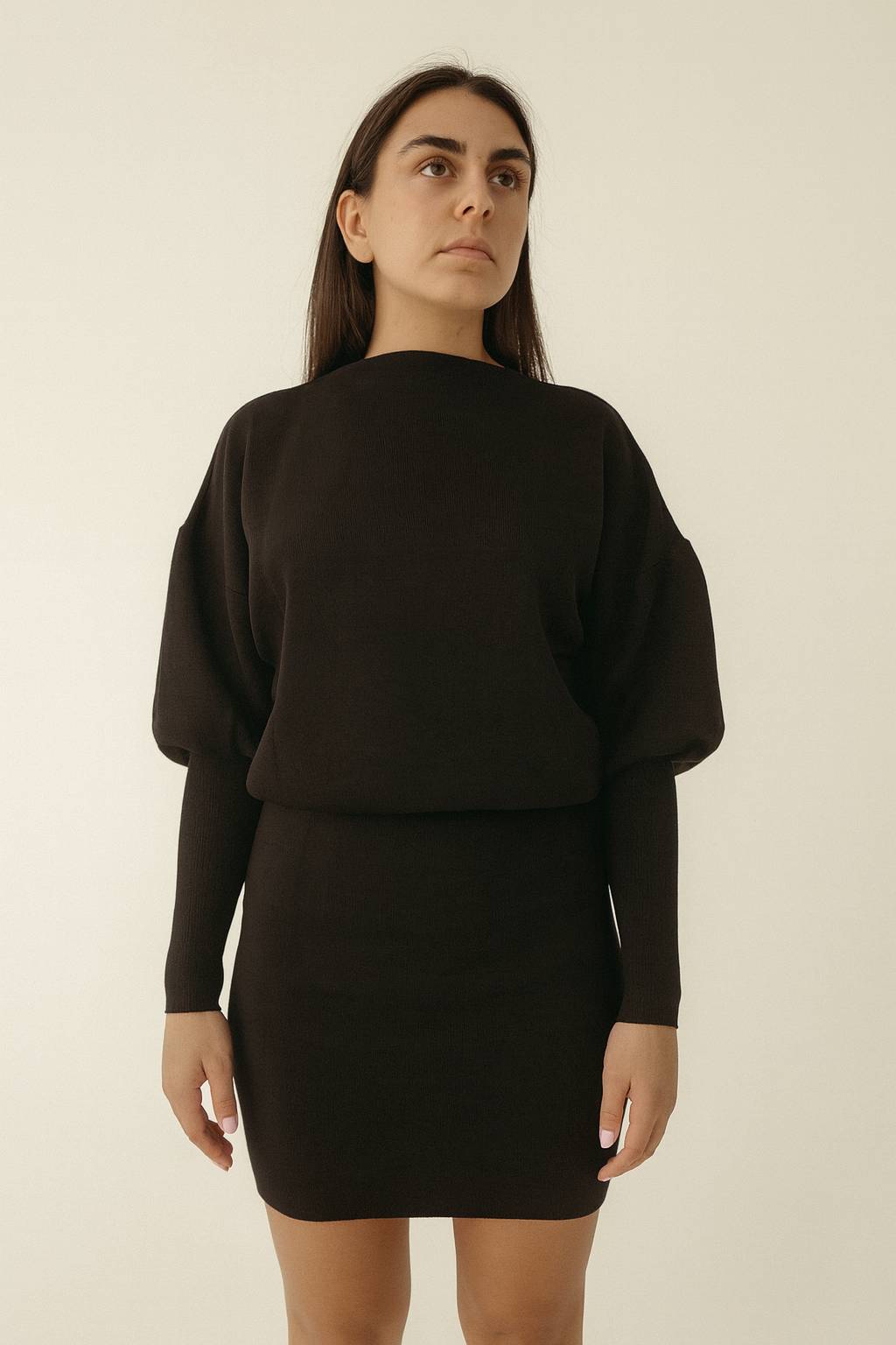 open back knit mini dress open back knit mini dress