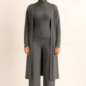 The Classic Knit Set, Dark Grey