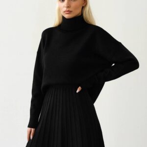 the pleated knit set